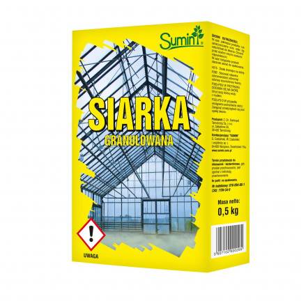 KKA-00066 SIARKA GRANULOWANA 500G NAWÓZ ZAKWASZANIE SUMIN