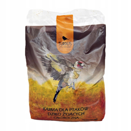 TUR5 CZARNY SŁONECZNIK ZIARNO POKARM KARMA MIESZANKA DLA PTAKÓW NA ZIMĘ 1KG