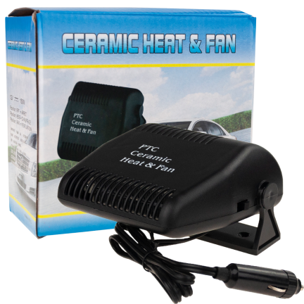 SM53 GRZEJNIK SAMOCHODOWY FARELKA NAGRZEWNICA 12V DMUCHAWA NA SZYBE ZAPALNICZKI