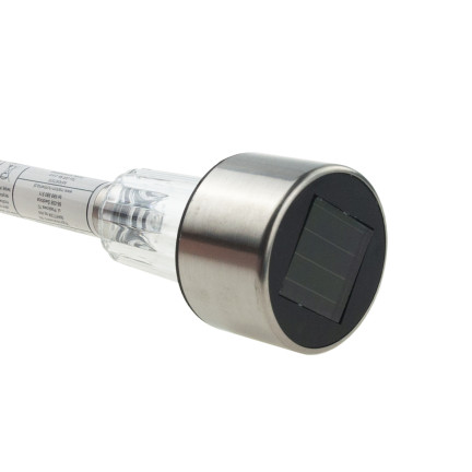 SOL0625 LAMPA SOLARNA LAMPKA OGRODOWA WBIJANA LED INOX