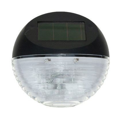 SOL0694 LAMPA SOLARNA KINKIET 2 LED OGRODOWA CZARNA NAŚWIETLACZ NA ŚCIANĘ ELEWACJĘ