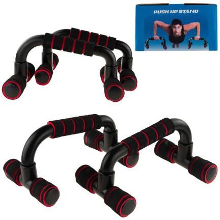 SP13 UCHWYTY DO POMPEK PODPÓRKI PUSH UP WZMOCNIONE 2SZT TRENING W DOMU STABILNE