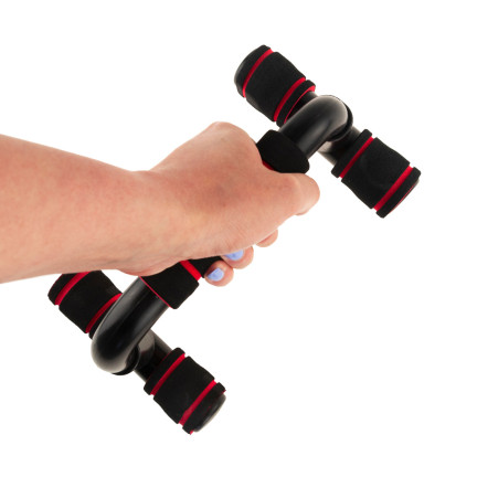 SP13 UCHWYTY DO POMPEK PODPÓRKI PUSH UP WZMOCNIONE 2SZT TRENING W DOMU STABILNE