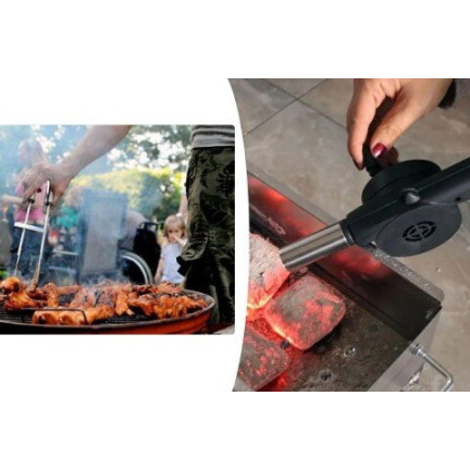 DO55 DMUCHAWA DO ROZPALANIA GRILLA OGNISKA KOMINKA BBQ ROZNIECANIA OGNIA RĘCZNA