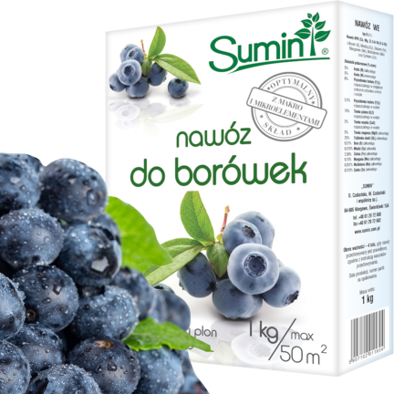 SUM12 SUMIN NAWÓZ DO BORÓWEK 1KG OPTYMALNY SKŁAD
