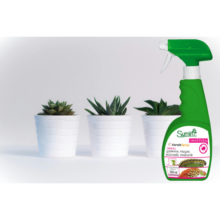 SUM3 Karate Spray owadobójczy Sumin 500 ml na MSZYCE WCIORNASTKI GĄSIENICE 0,5L
