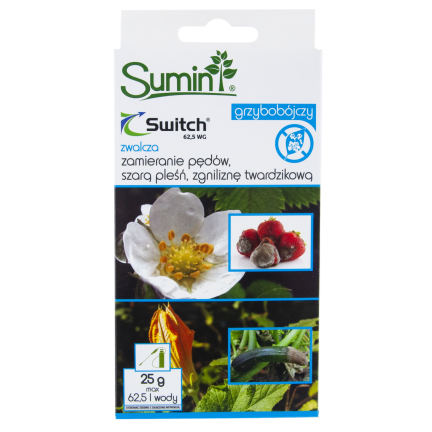SUM43 ŚRODEK PREPARAT GRZYBOBÓJCZY SWITCH 25G NA SZARĄ PLEŚŃ