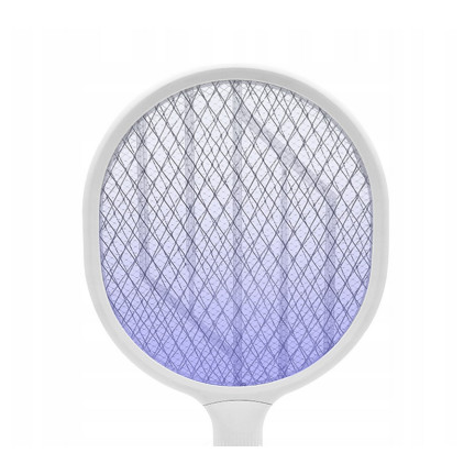 LAR0459 PALETKA ŁAPKA PACKA OWADOBÓJCZA 2W1 Z DIODĄ UV USB ŁADOWANA