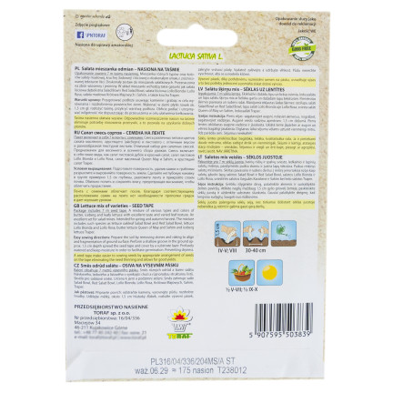 T3839 SAŁATA MIX ODMIAN TAŚMA 7M