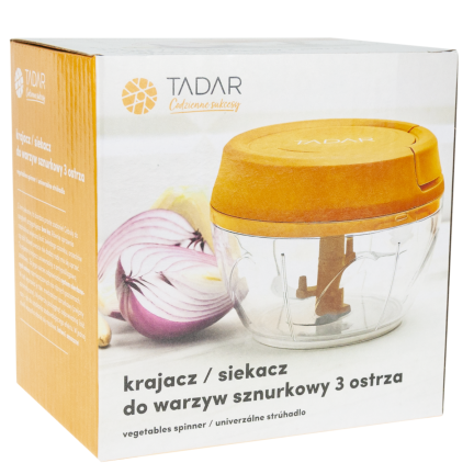 TD30 KRAJACZ SIEKACZ DO WARZYW SZNURKOWY 3 OSTRZA TADAR