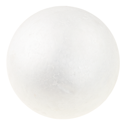TG26222 KULA STYROPIANOWA BOMBKA 15CM BOMBKI ZE STYROPIANU styropianowe