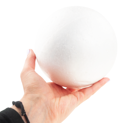 TG26222 KULA STYROPIANOWA BOMBKA 15CM BOMBKI ZE STYROPIANU styropianowe