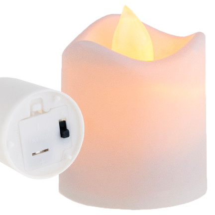 TG29567 ŚWIECZKA LED LAMPKA ZNICZ WKŁAD DO ZNICZA ŚWIECZNIKA TEALIGHT + baterie