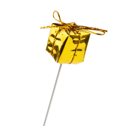 TG33329-2 PREZENCIKI PREZENTY NA PIKU DRUCIKU 12SZT ZŁOTE DEKORACJA ŚWIĄTECZNA