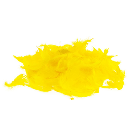 TG35906-2 PIÓRKA PIÓRA OZDOBNE DEKORACYJNE 10G ŻÓŁTE CYTRYNOWE RĘKODZIEŁA wielkanoc