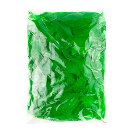 TG35906-4 PIÓRKA PIÓRA OZDOBNE DEKORACYJNE 10G ZIELONE jasne do RĘKODZIEŁA wielkanoc