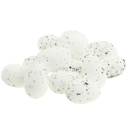 TG35939-1 15x JAJKA JAJECZKA WIELKANOCNE PRZEPIÓRCZE NAKRAPIANE OZDOBNE DO KOSZYCZKA