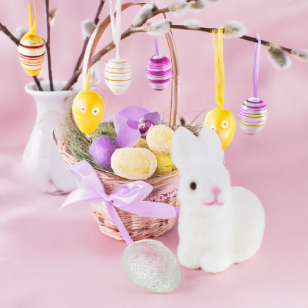 TG40529-1 KRÓLIK PLASTIK FLOKOWANY 3SZT./KPL