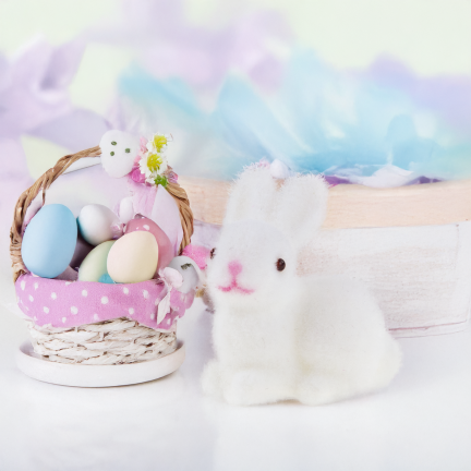 TG40529-1 KRÓLIK PLASTIK FLOKOWANY 3SZT./KPL