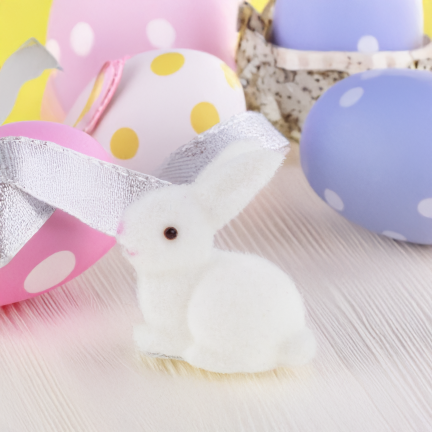 TG40529-1 KRÓLIK PLASTIK FLOKOWANY 3SZT./KPL