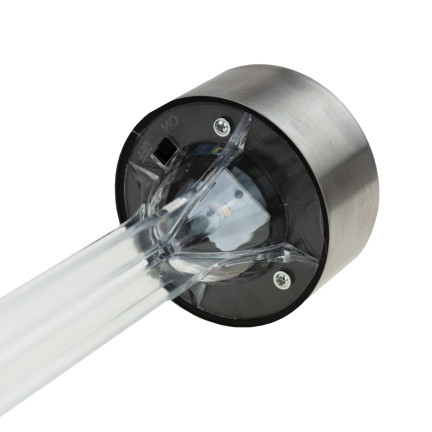 TG60448 LAMPA SOLARNA LAMPKA OGRODOWA WBIJANA LED TRANSPARENTNA SŁUPEK SOLAR Z CZUJNIKIEM