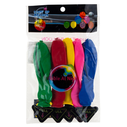 TG41913-2 Balony świecące led PODŚWIETLANE 5SZT MIX KOLORÓW