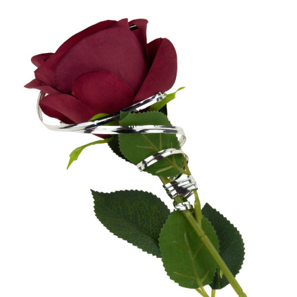 TG42193-1 DRUCIK DEKORACYJNY 15M FLORYSTYCZNY DRUT SREBRNY