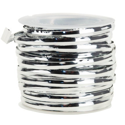 TG42193-1 DRUCIK DEKORACYJNY 15M FLORYSTYCZNY DRUT SREBRNY