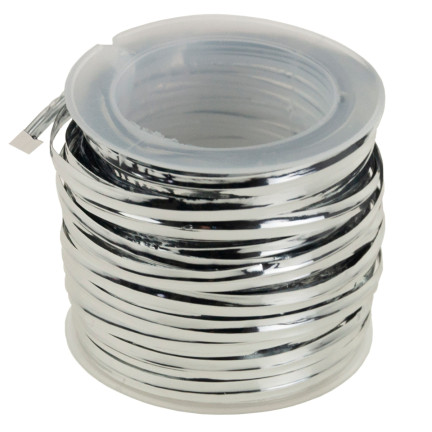 TG42193-1 DRUCIK DEKORACYJNY 15M FLORYSTYCZNY DRUT SREBRNY