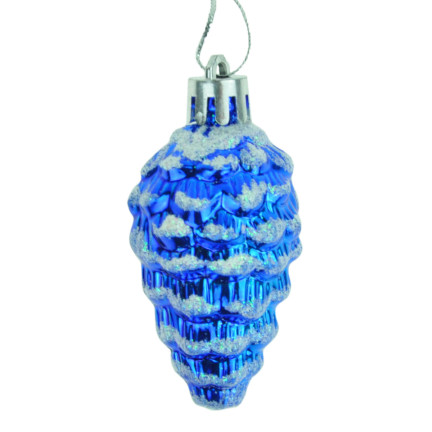 TG44018 BOMBKI SZYSZKA ZAWIESZKA SZYSZKI CHOINKOWE ZESTAW PLASTIKOWE 6SZT na stroik