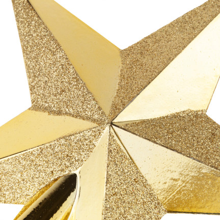 TG57479-2 CZUBEK CHOINKOWY GWIAZDA ZŁOTA ZŁOTY NIETŁUKĄCY GWIAZDKA OZDOBA NA CHOINKĘ