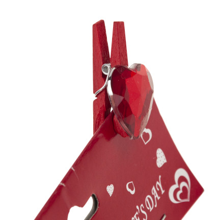 TG44598 DEKORACJA KLAMERKI SERCA SERDUSZKA OZDOBNE SPINACZE WALENTYNKI ŚLUB