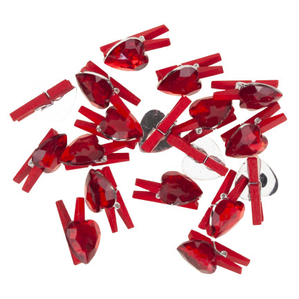 TG44598 DEKORACJA KLAMERKI SERCA SERDUSZKA OZDOBNE SPINACZE WALENTYNKI ŚLUB