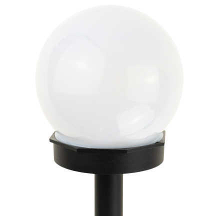 TG47830 Lampy SOLARNE OGRODOWE KULA lampa solarna ogrodowa LED kule biała do ogrodu