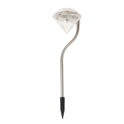 TG47860 LAMPA SOLARNA DIAMENTOWE  OGRODOWE DEKORACYJNE DIAMENTY ZESTAW 4SZT WBIJANE