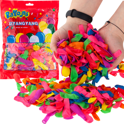 TG48075 BOMBY WODNE BALONY BALONIKI NA WODĘ KOLOROWE ZESTAW 500SZT ŚMINGUS-DYNGUS