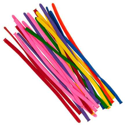 TG48098 BALONY DO MODELOWANIA 20SZT Z POMPKĄ KOLOROWE