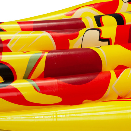 TG48106-2 MATERAC PLAŻOWY PIZZA DMUCHANY DO PŁYWANIA DUŻY WYGODNY MORZE BASEN WAKACJE