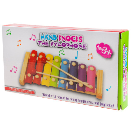 TG50019 KOLOROWE CYMBAŁKI DREWNIANE DLA DZIECKA EDUKACYJNE