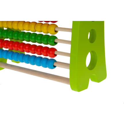 TG50058 LICZYDŁO drewniane dla dzieci 100 korali kolorowe