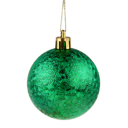 TG50996 BOMBKI CHOINKOWE KOLOROWE NA CHOINKĘ BOMBKA ZESTAW 12 SZT 8CM OZDOBY ŚWIĘTA
