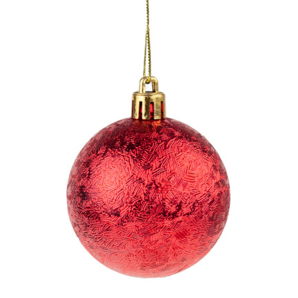 TG50996 BOMBKI CHOINKOWE KOLOROWE NA CHOINKĘ BOMBKA ZESTAW 12 SZT 8CM OZDOBY ŚWIĘTA