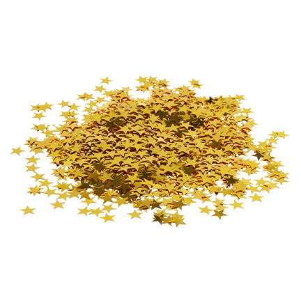 Brokatowe gwiazdki, złote, do scrapbookingu, dekoracja kartek i prezentów, 35g