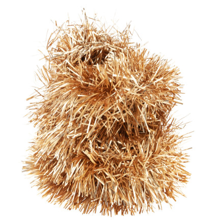 TG51877-ZŁ ŁAŃCUCH CHOINKOWY ZŁOTY METALICZNY GĘSTY GIRLANDA NA CHOINKĘ 2M