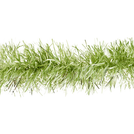 TG51877-ZIEL ŁAŃCUCH CHOINKOWY SREBRNY ZIELONY GĘSTY GIRLANDA NA CHOINKĘ 2M