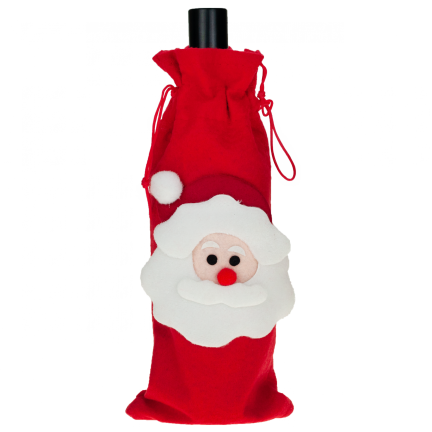 TG53026 UBRANKO POKROWIEC NA BUTELKĘ PREZENT NA ŚWIĘTA