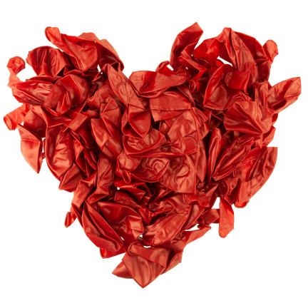 TG53243-2 BALONY METALICZNE ŚLUB URODZINY ROSE GOLD 100szt