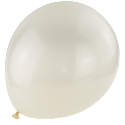 TG53243-4 BALONY 100SZT PERŁOWE BIAŁE ŚLUB KOMUNIE URODZINY