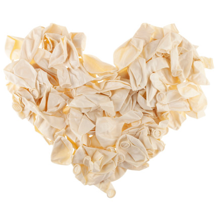 TG53243-4 BALONY 100SZT PERŁOWE BIAŁE ŚLUB KOMUNIE URODZINY