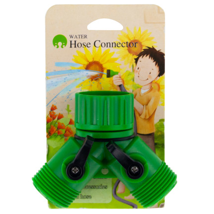 TG53510 TRÓJNIK ROZGAŁĘZIACZ DO WĘŻA OGRODOWEGO 3/4 + ZAWORY